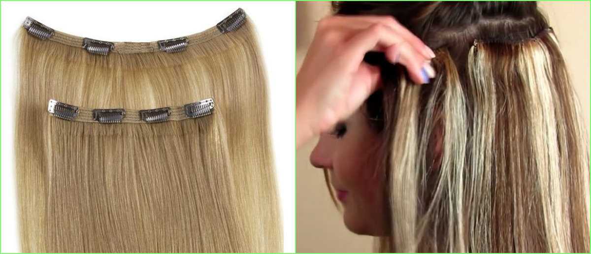 Накладные волосы: как прикреплять на заколках, резинке и леске