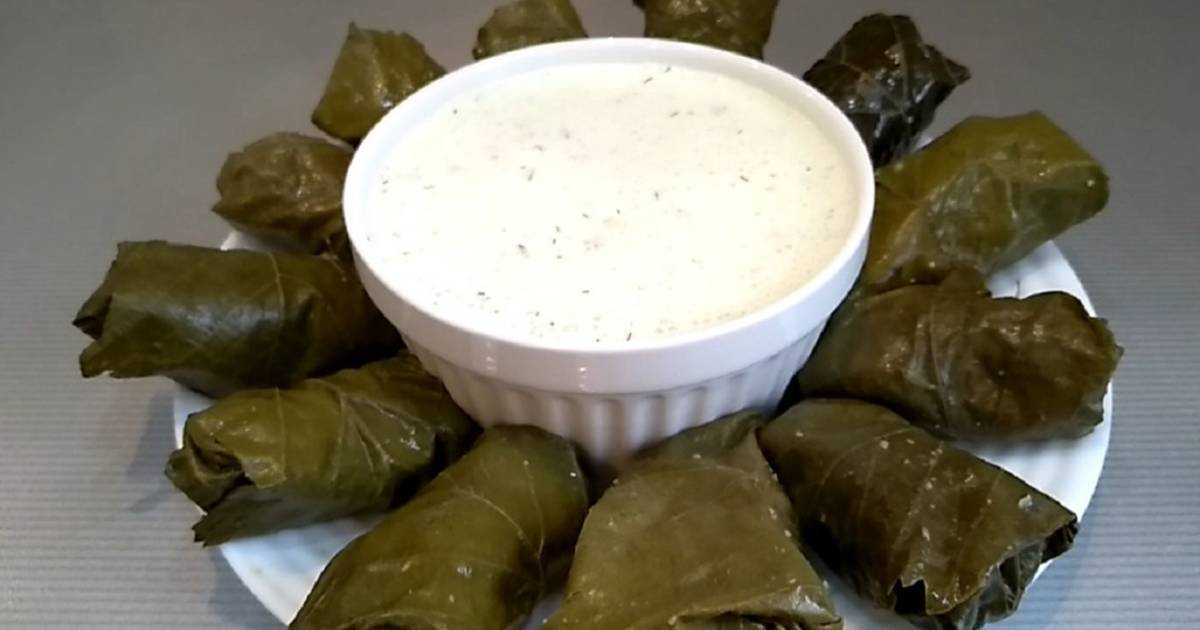 Долма в виноградных листьях - рецепт классический с фото пошагово