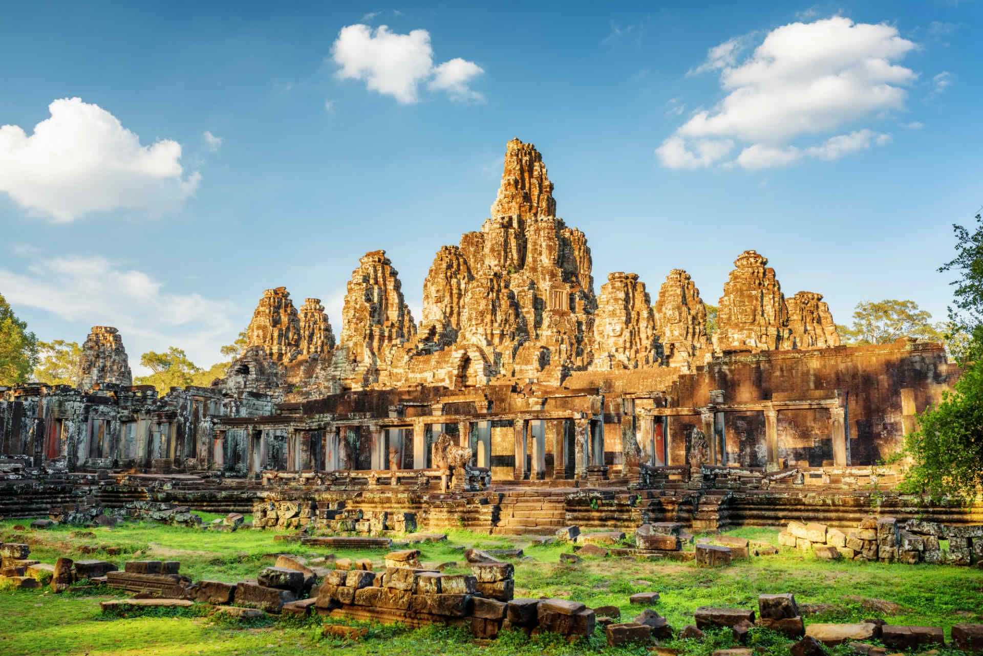 Храм байон в камбодже фото