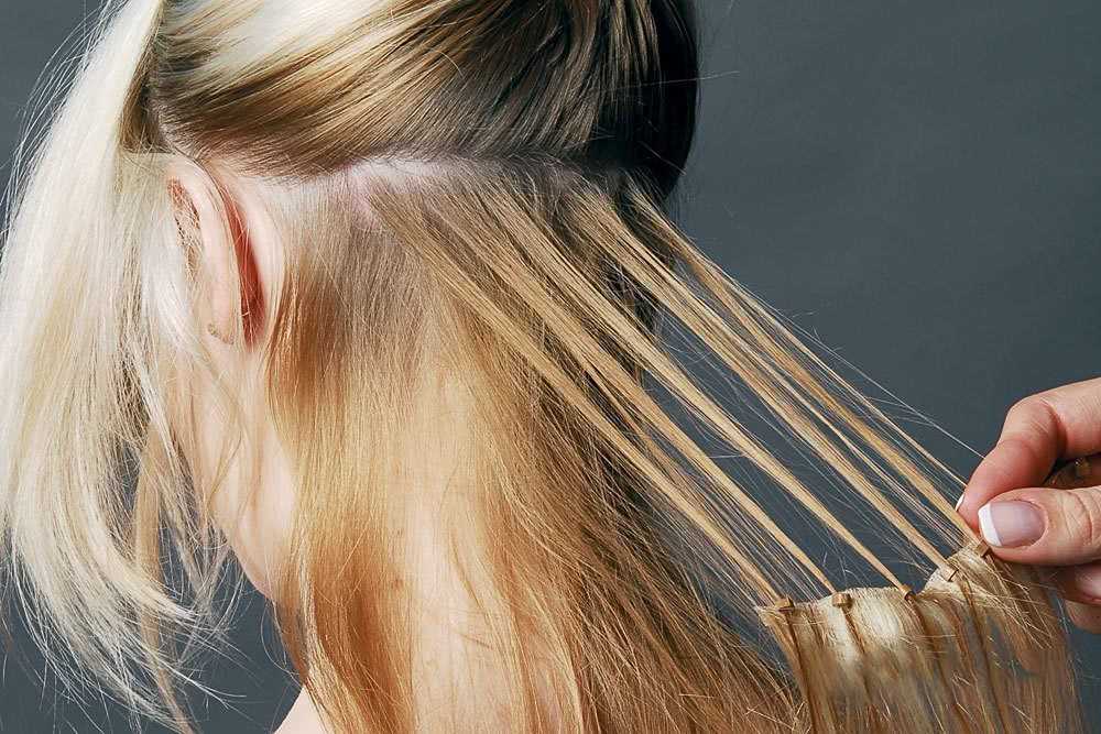 Как правильно закрепить нарощенные волосы