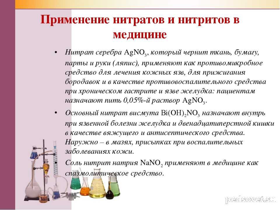 Нитрат натрия класс соединения. Соли азотной кислоты применяемые в медицине. Нитрат серебра применение. Применение нитратов. Соли азотной и азотистой кислоты применяемые в медицине.