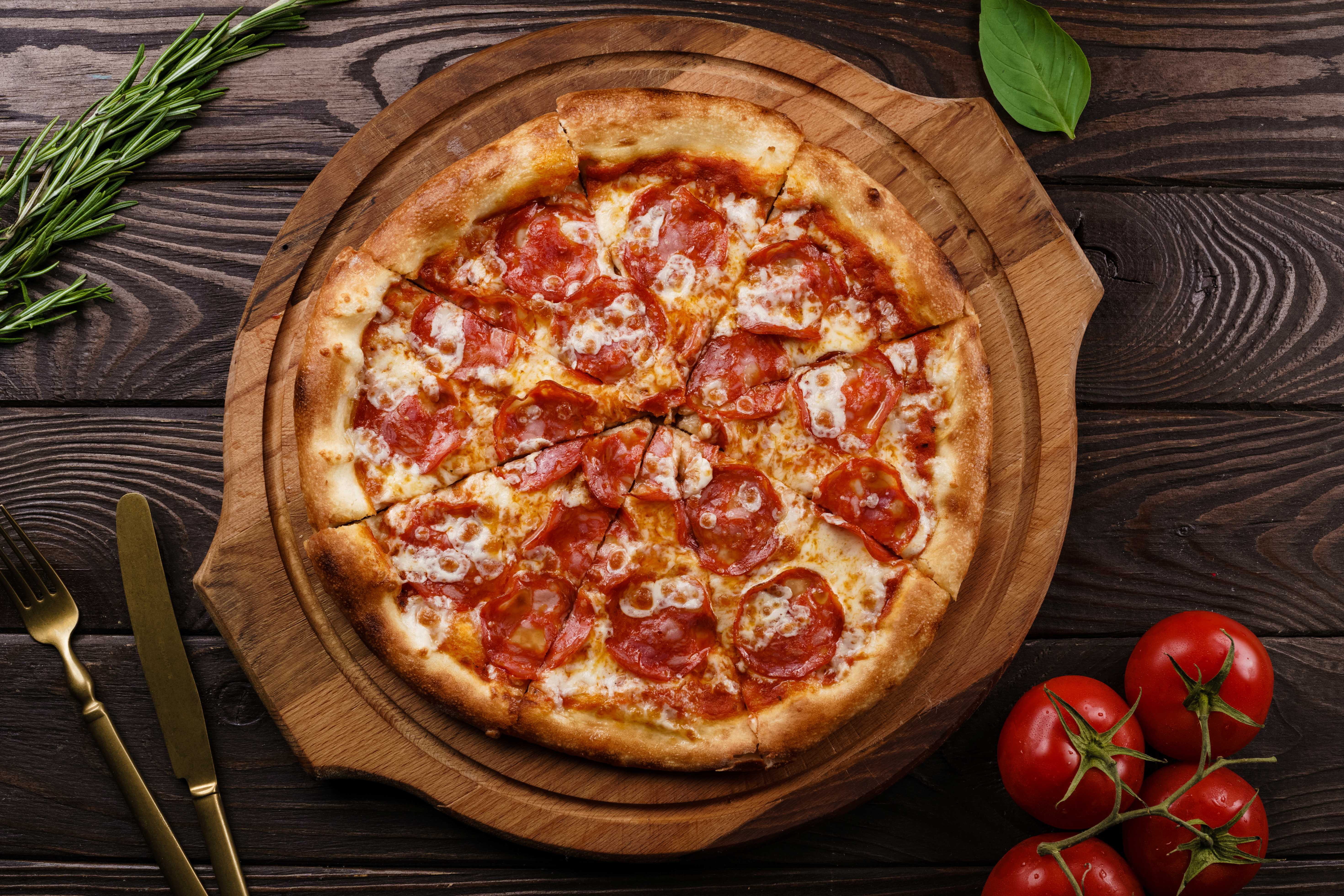 пицца пепперони яндекс еда (120) фото