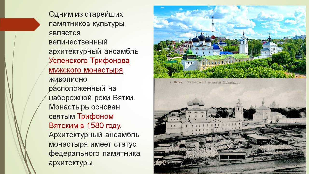 Достопримечательности кировской области фото с названиями и описанием