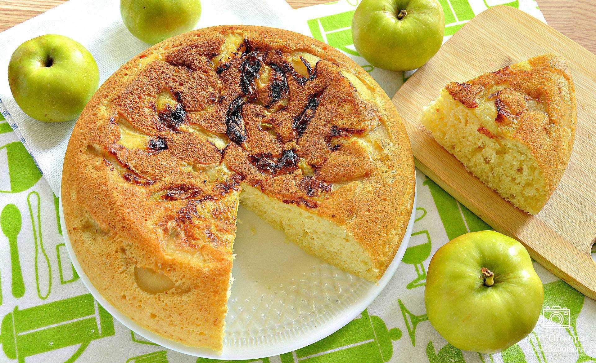 10 лучших рецептов шарлотки с яблоками