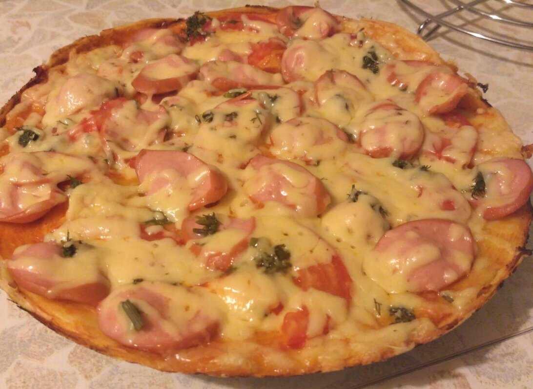 быстрая пицца в духовке с грибами фото 65
