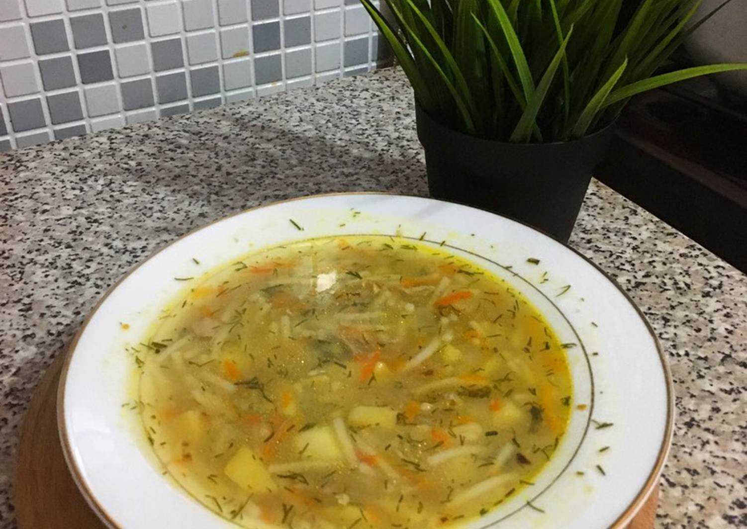 Куриный суп с вермишелью и картошкой - два лучших рецепта с пошаговыми фото