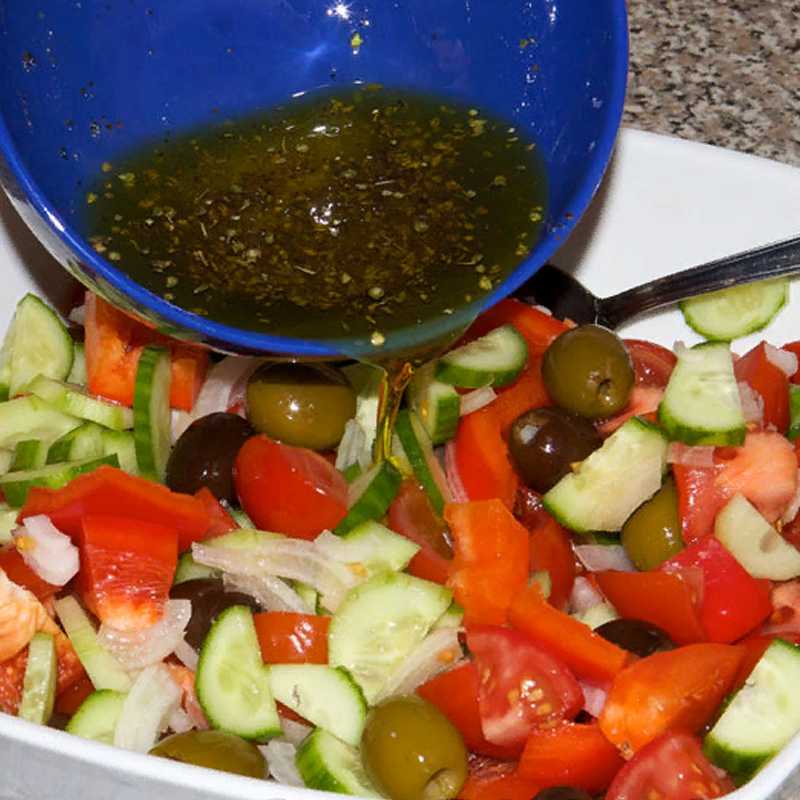 Чем заправить овощной салат если нет масла